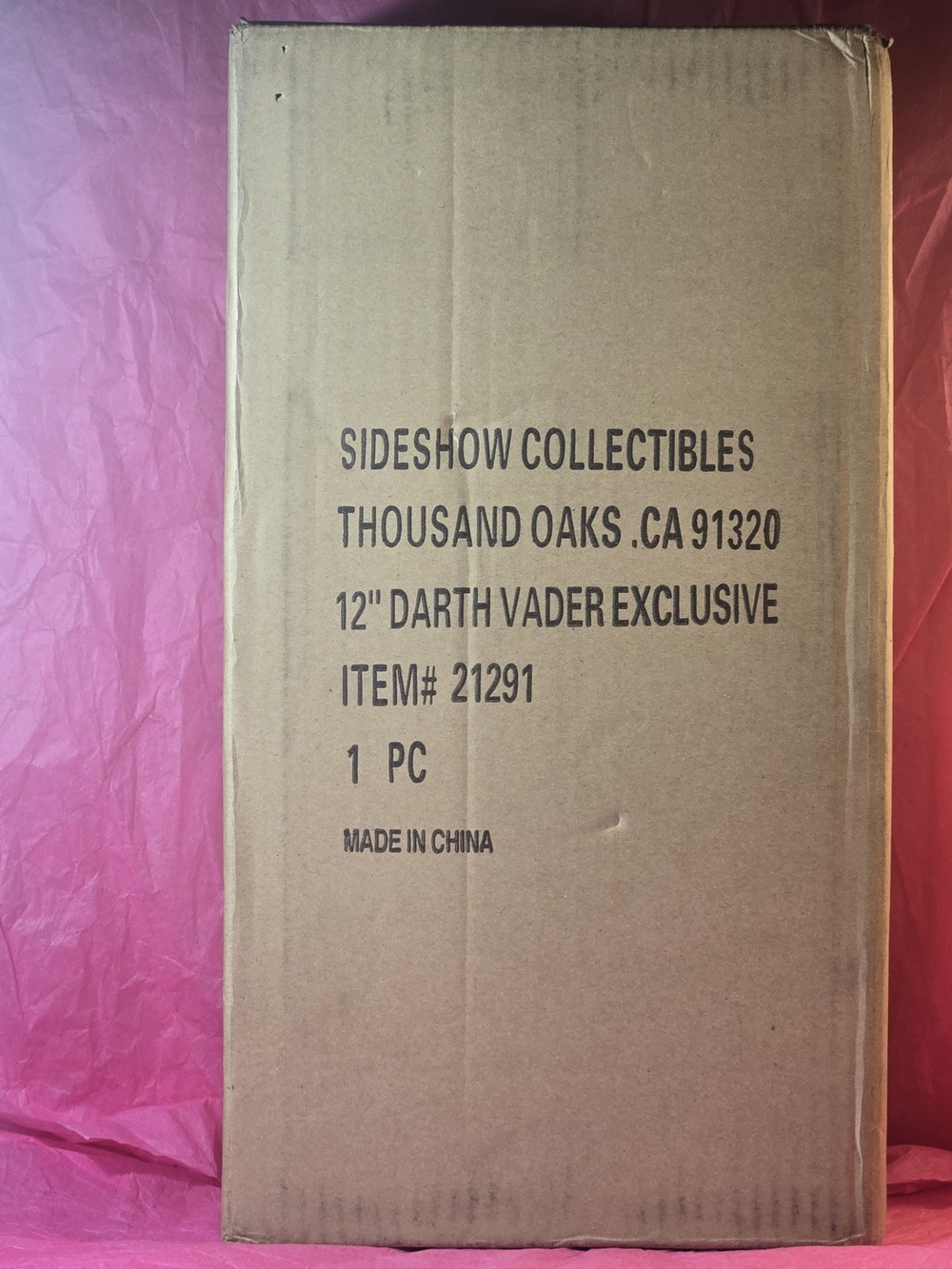 MIB Sideshow Star Wars Darth Vader Exclusive #21291